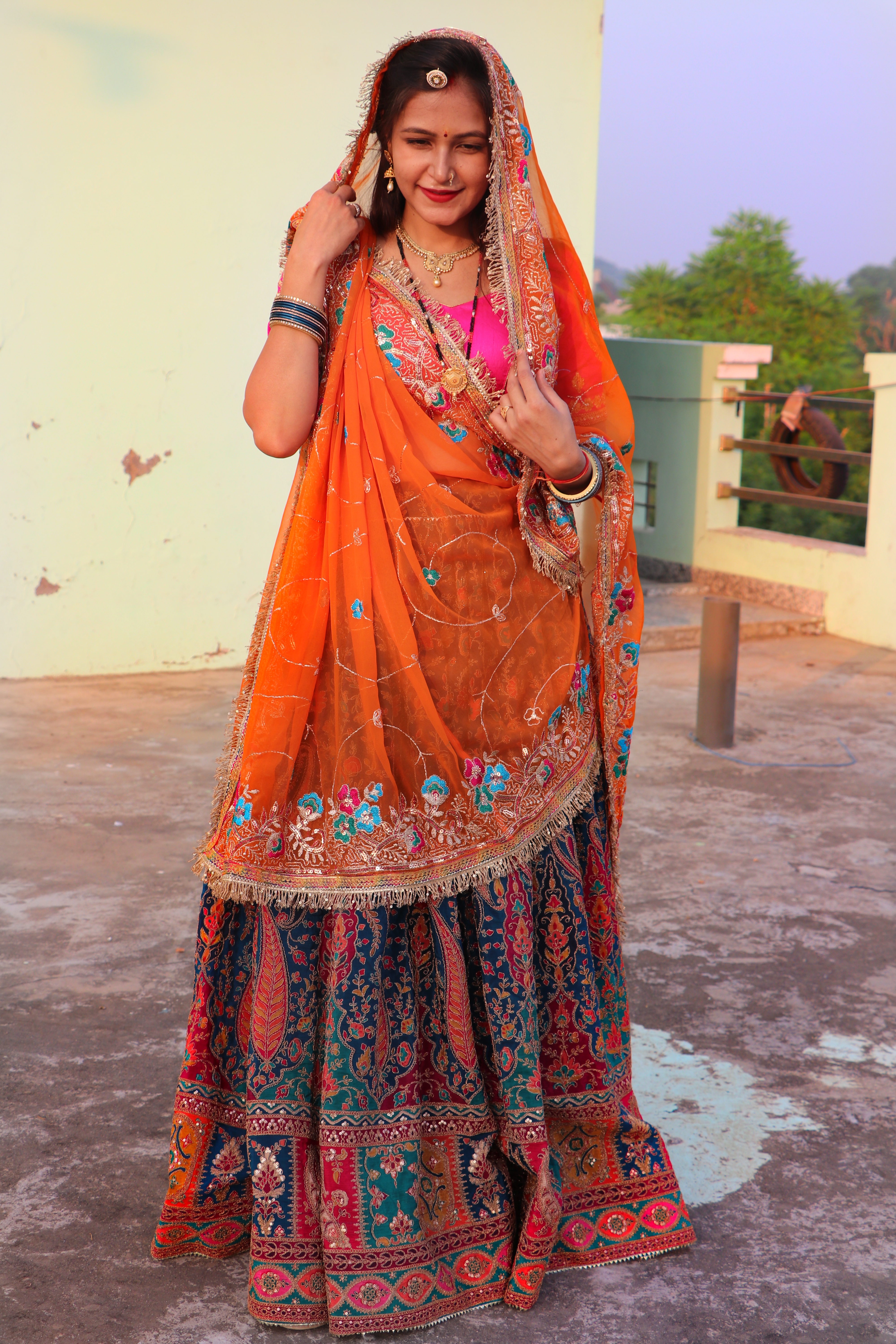 Chikankari Anarkali Suit alternate view