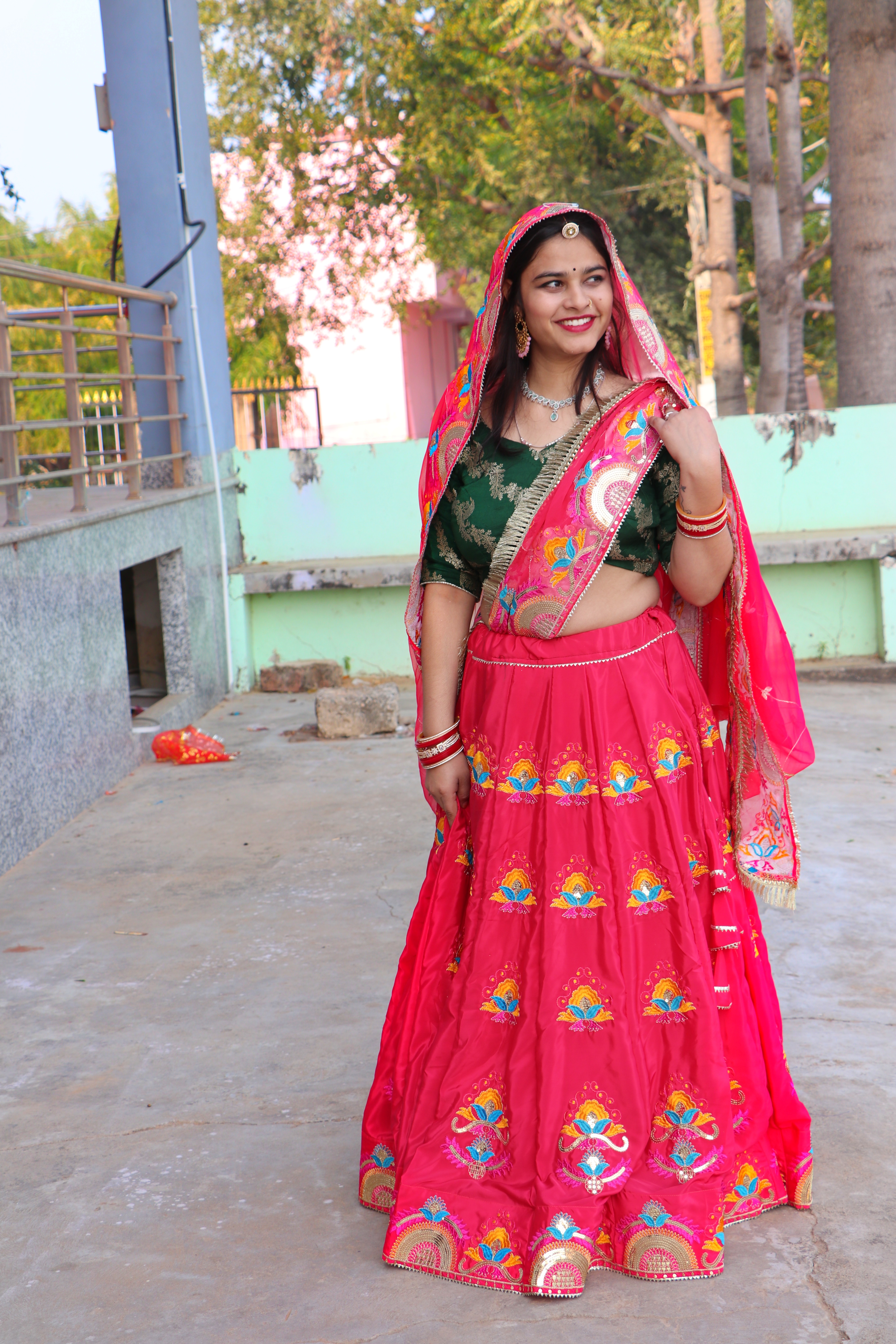 Zari Angrakha Suit Set alternate view
