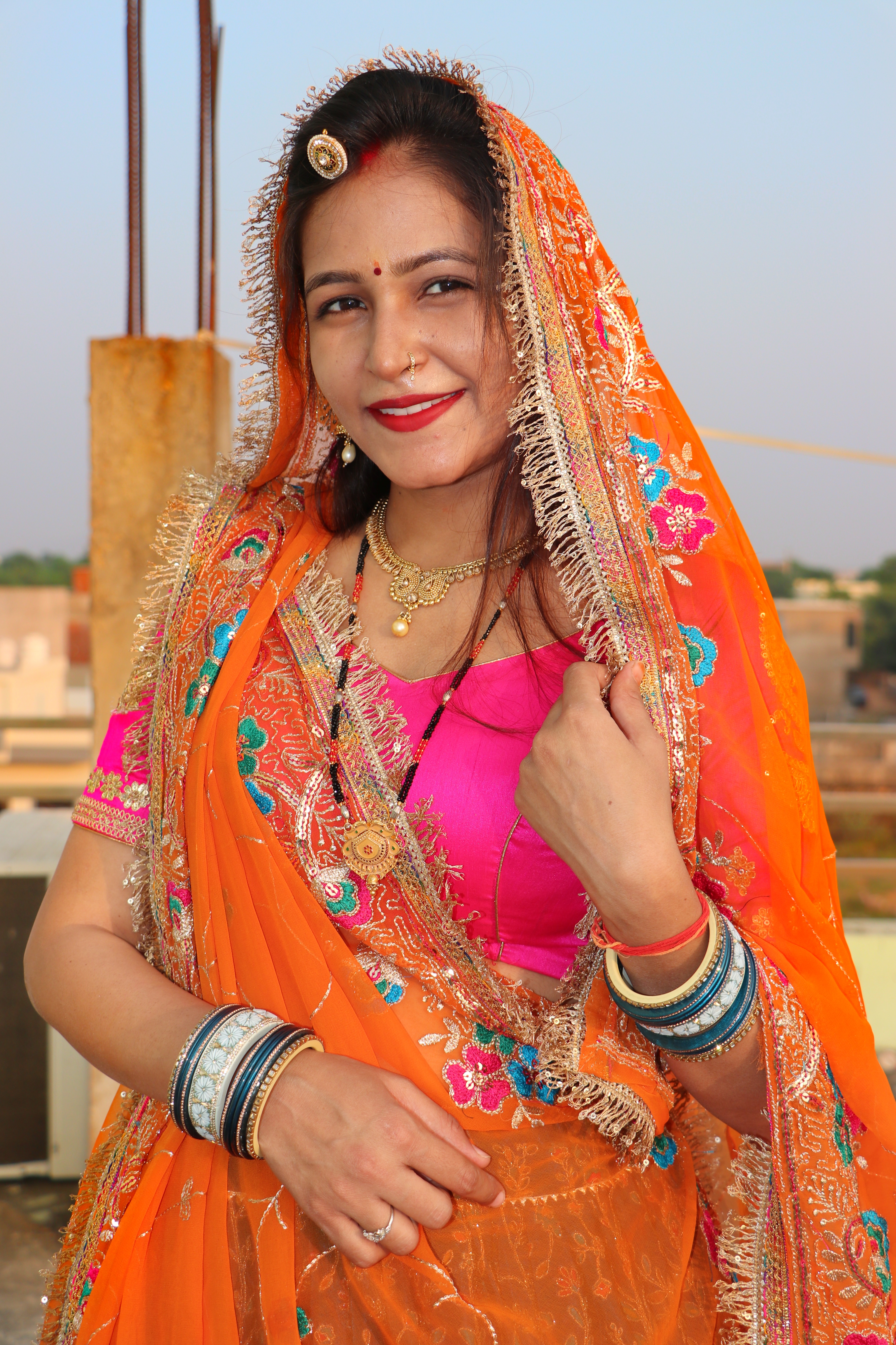 Zari Organza Dupatta alternate view