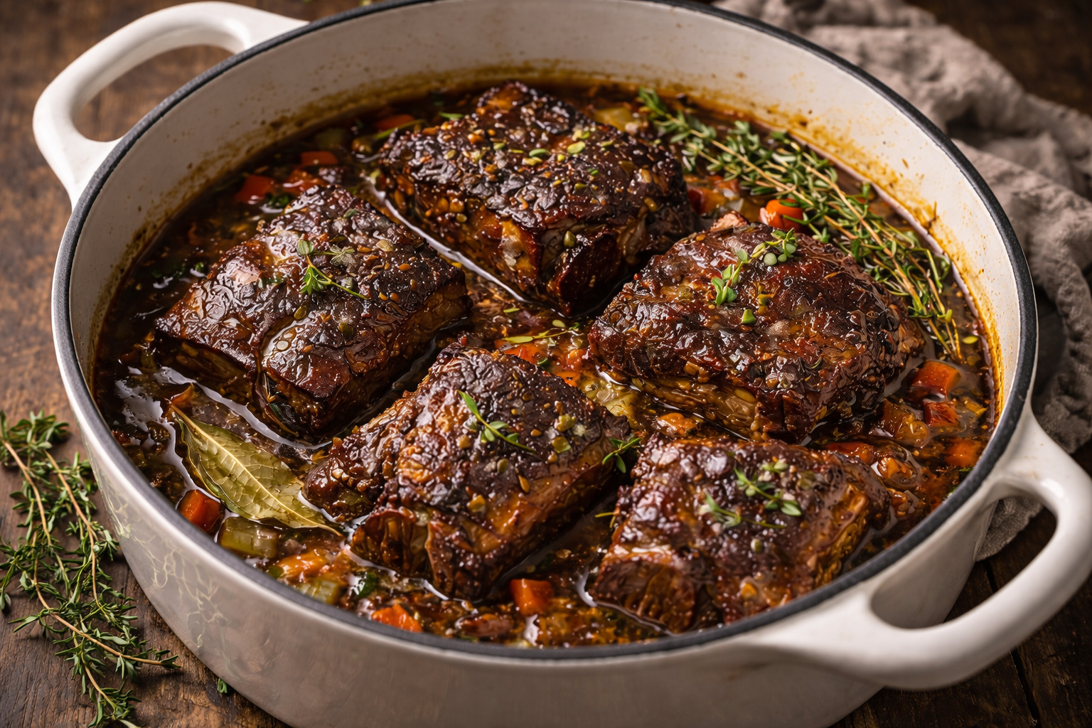 Slow-Braised Beef Short Ribs