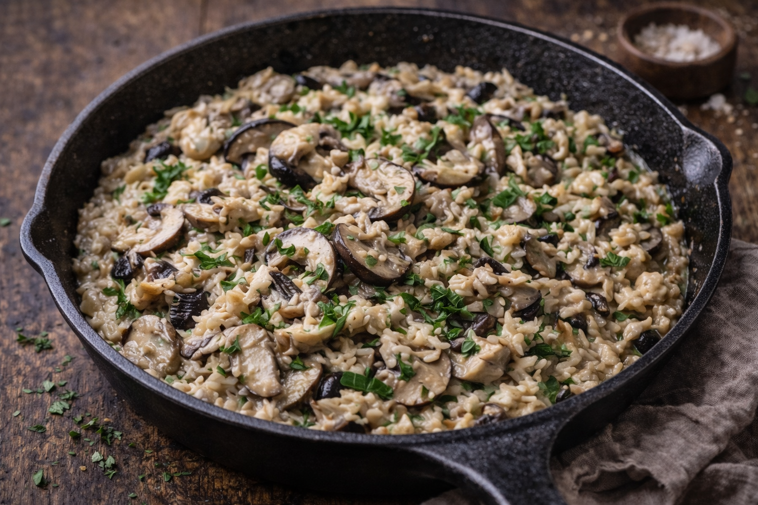 Creamy Mushroom Risotto
