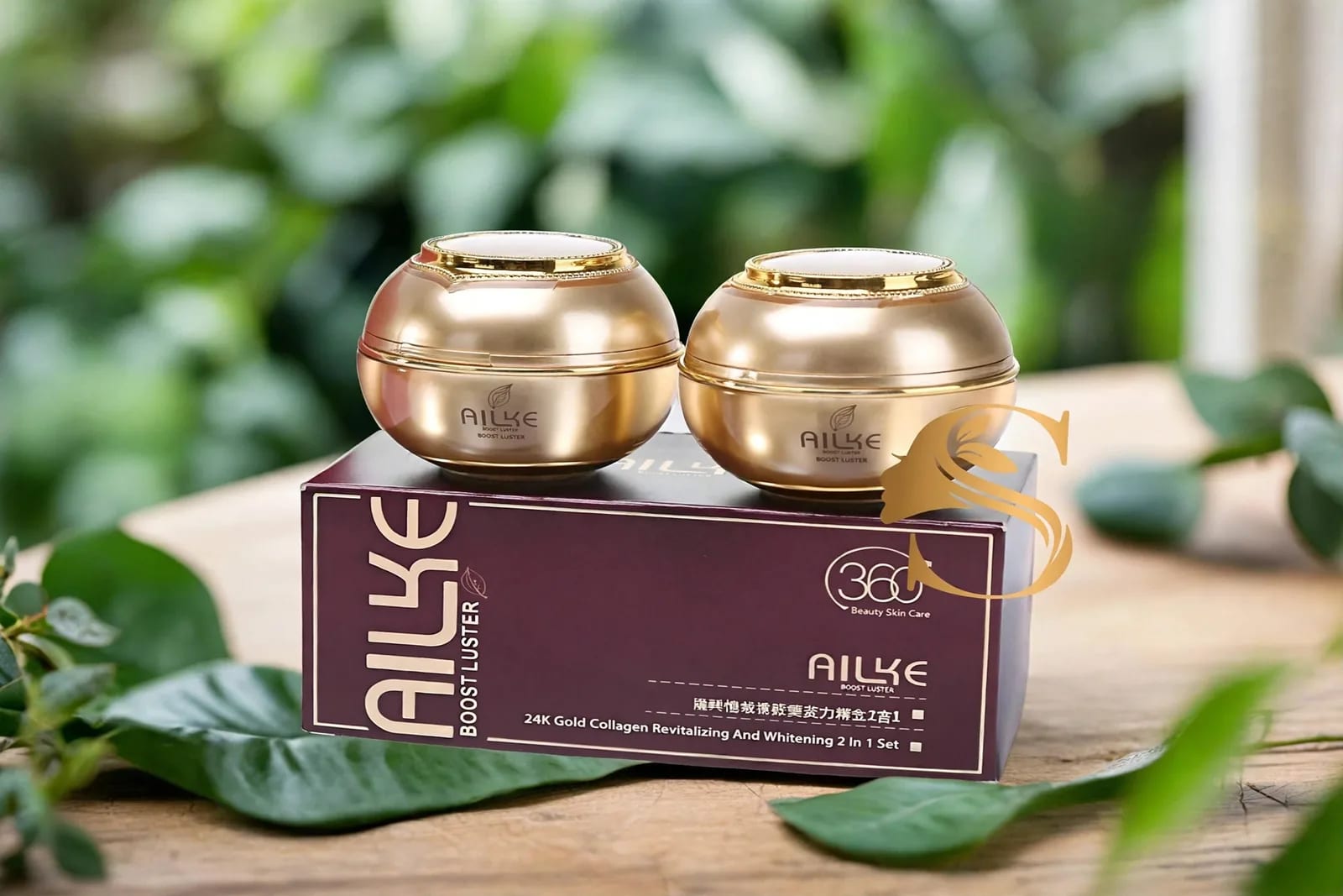 AILKE AILKE Boost Luster Gold Collagen Revitalizing and Whitening 2in1 Set