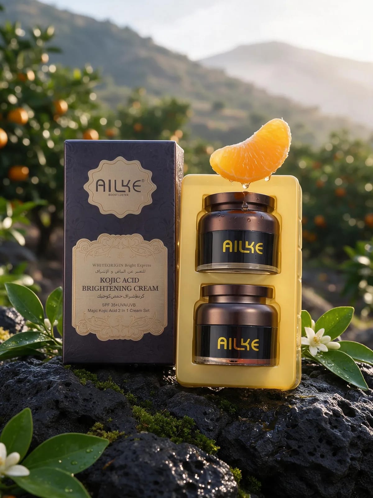 AILKE AILKE Boost Luster Kojic Acid Brightening Cream Set