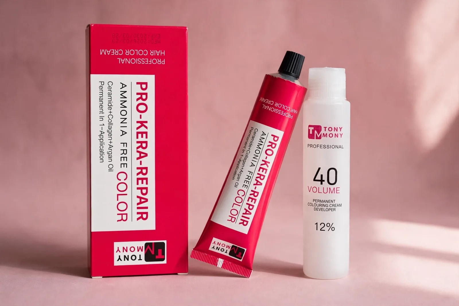 Tony Mony Tony Mony Pro-Kera-Repair Ammonia Free Hair Colour 50ml + 50ml