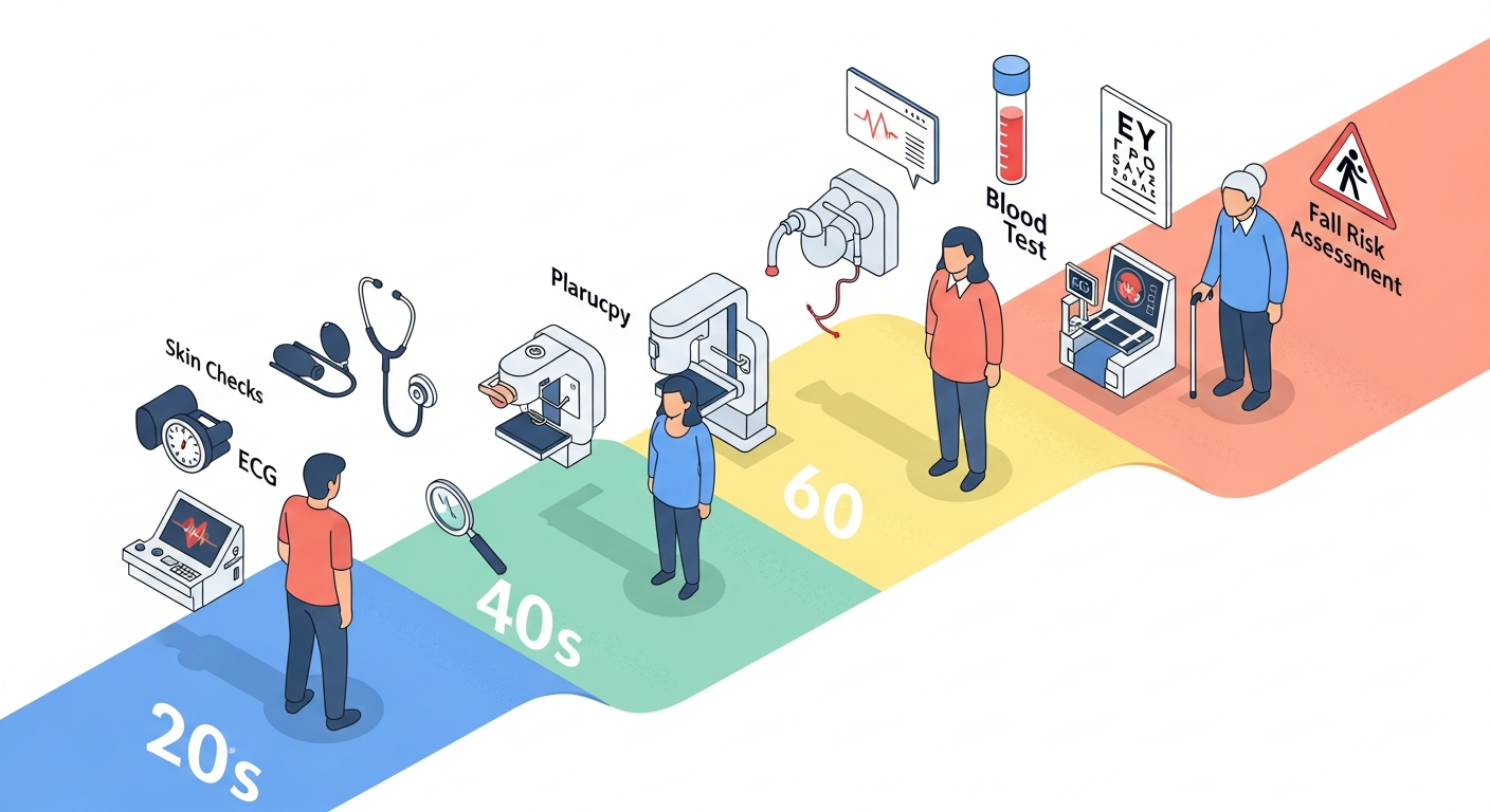 나이대별 건강검진 항목 - 연령별 맞춤 건강검진 가이드