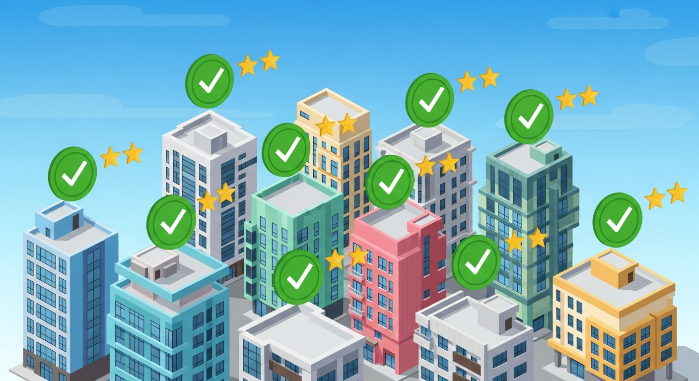 주택청약 당첨 확률 높이는 아파트 선택 전략 일러스트