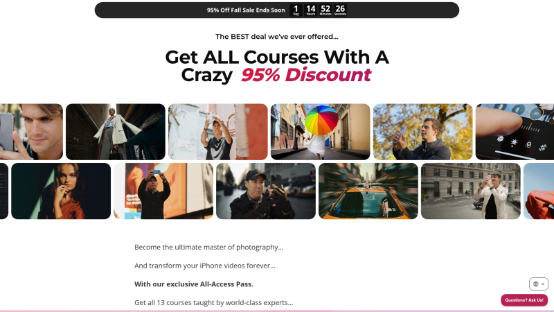 95% Off Fall Sale | All-Access Pass