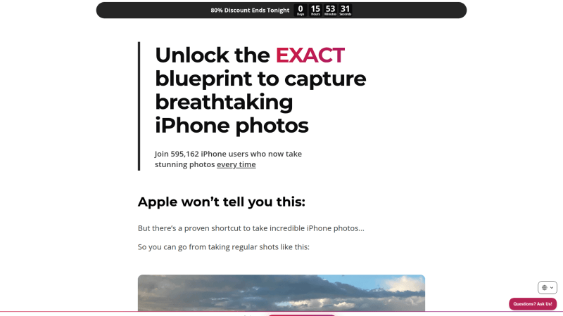 iPhone Photo Academy | 80% Discount Ends Tonight