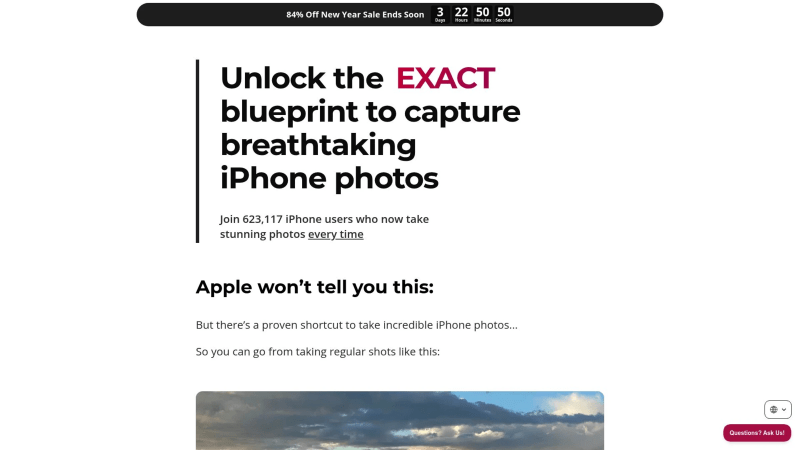 iPhone Photo Academy New Year Sale