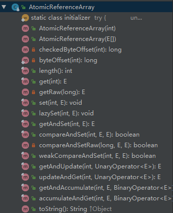 AtomicReferenceArray