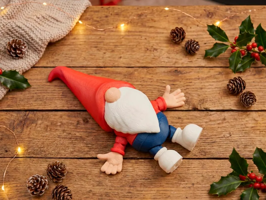 Juguete de gnomo navideño — Edición articulada - Figuras