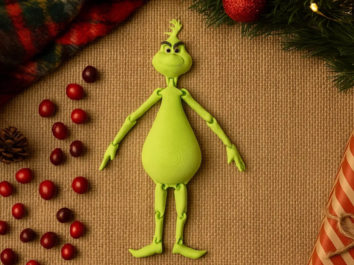 Juguete flexible navideño de El Grinch del Dr. Seuss - Juguetes