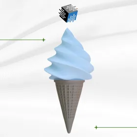 Helado Soft de 30cm para exhibidor 