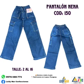 Pantalon nena Codigo 150 talle 2 al 16