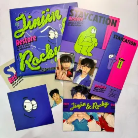 JINJIN & ROCKY (ASTRO) - [Restore] 1st Mini Album STAYCATION Version AA005