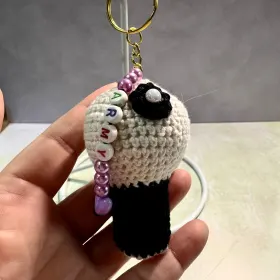 LLAVERO AMIGURUMI "ARMY BOMB" Cód.: LLA006