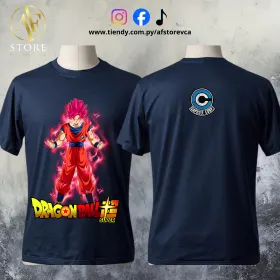 REMERA AF DRAGON BALL-GOKU SUPER SAIYAN GOD (SAIYAN EDITION)