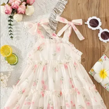 VESTIDITO rosa pálido flores