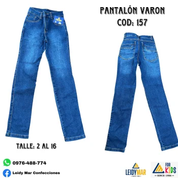 Pantalon varon Codigo 157 talle 2 al 16