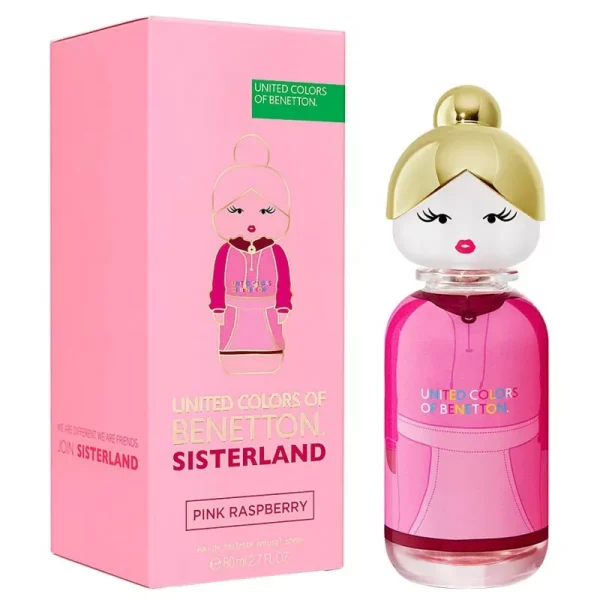 BENETTON COLORS SISTERLAND PINK RASPBERRY FEM EDT 80ML