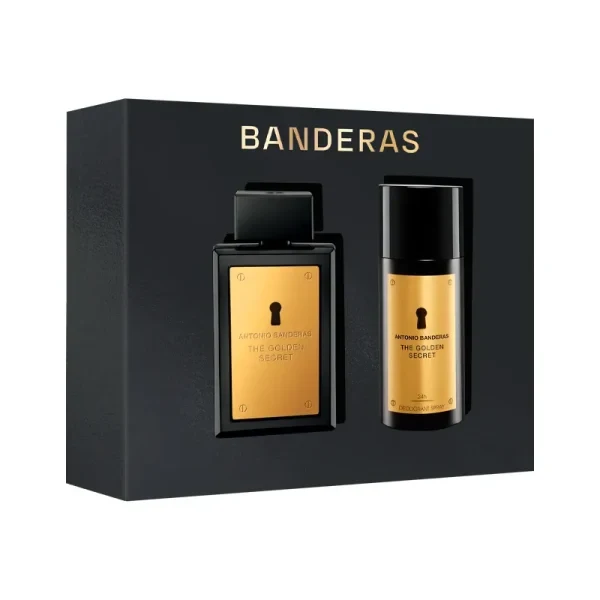 KIT ANTONIO BANDERAS THE GOLDEN SECRET MASC 100ML DEO