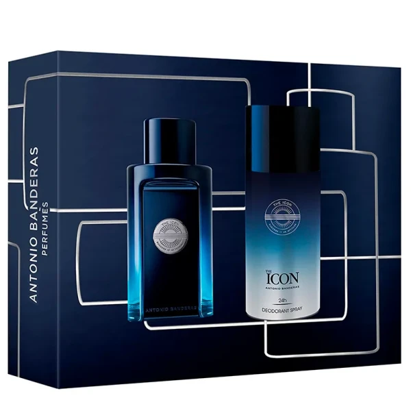KIT ANTONIO BANDERAS THE ICON EDT 100ML DEO