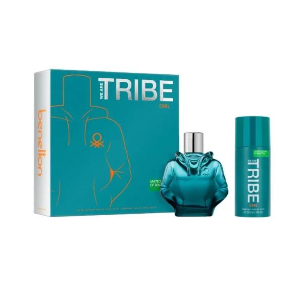 KIT BENETTON TRIBE COOL 90ML DEO