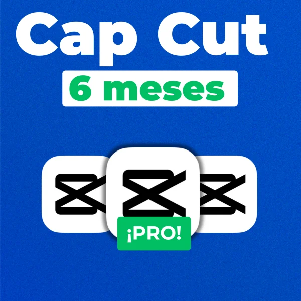 Cap Cut pro 6 meses 