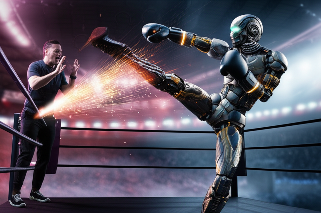 Robots Are Learning to Fight Like Humans!  You Won't Believe Who's Training Them!