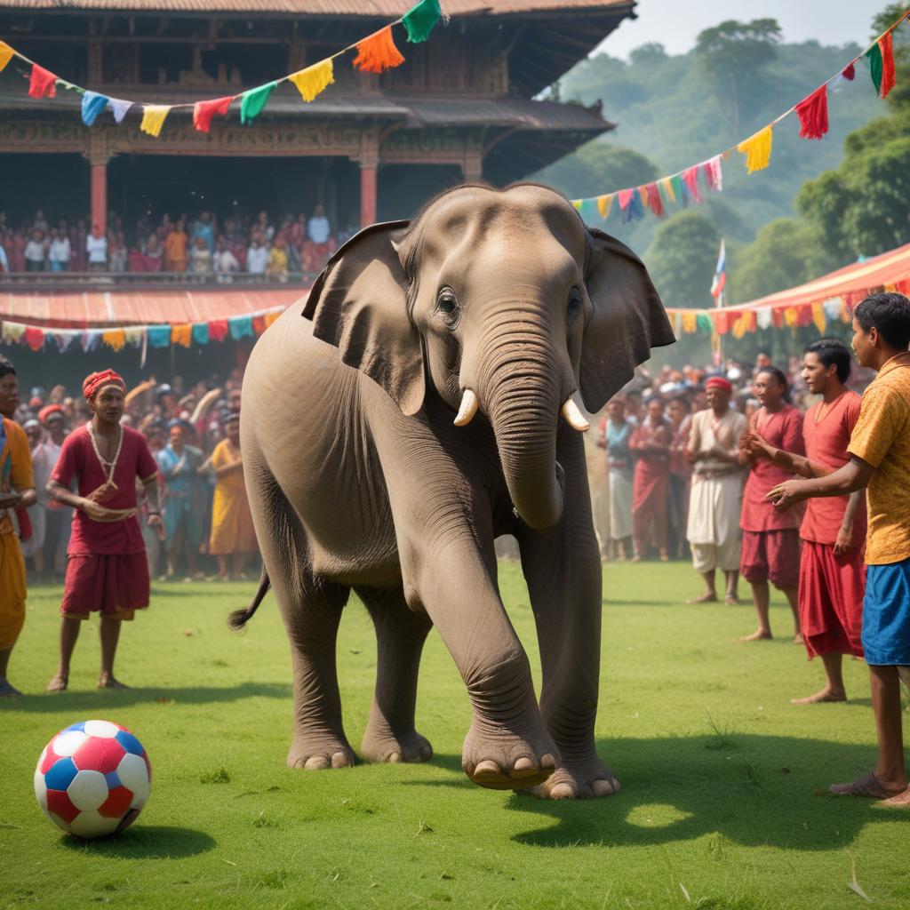 Elephants Playing Football?! Nepal's Mammoth Festival is Back, And There's a Catch... ⚽