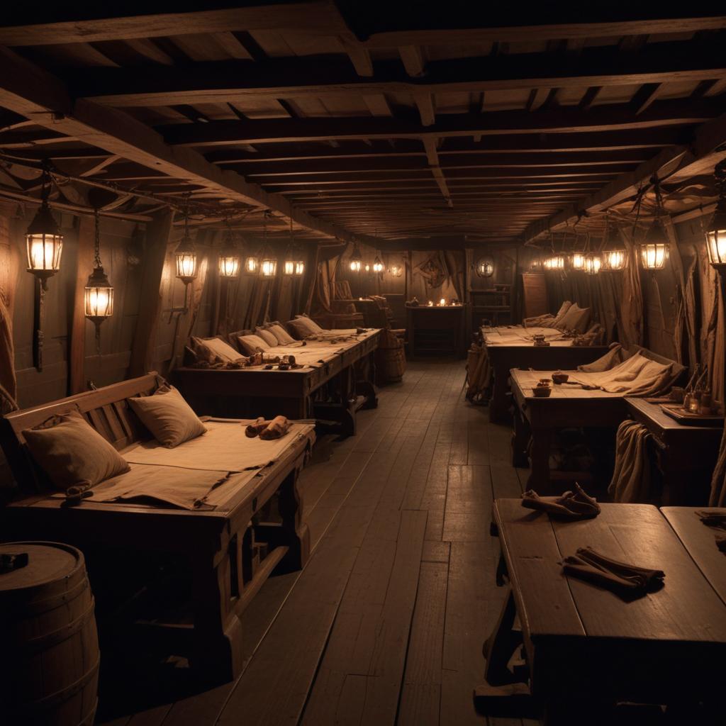 Uncover the Secret Life Below Deck of a Legendary Warship! ⚓