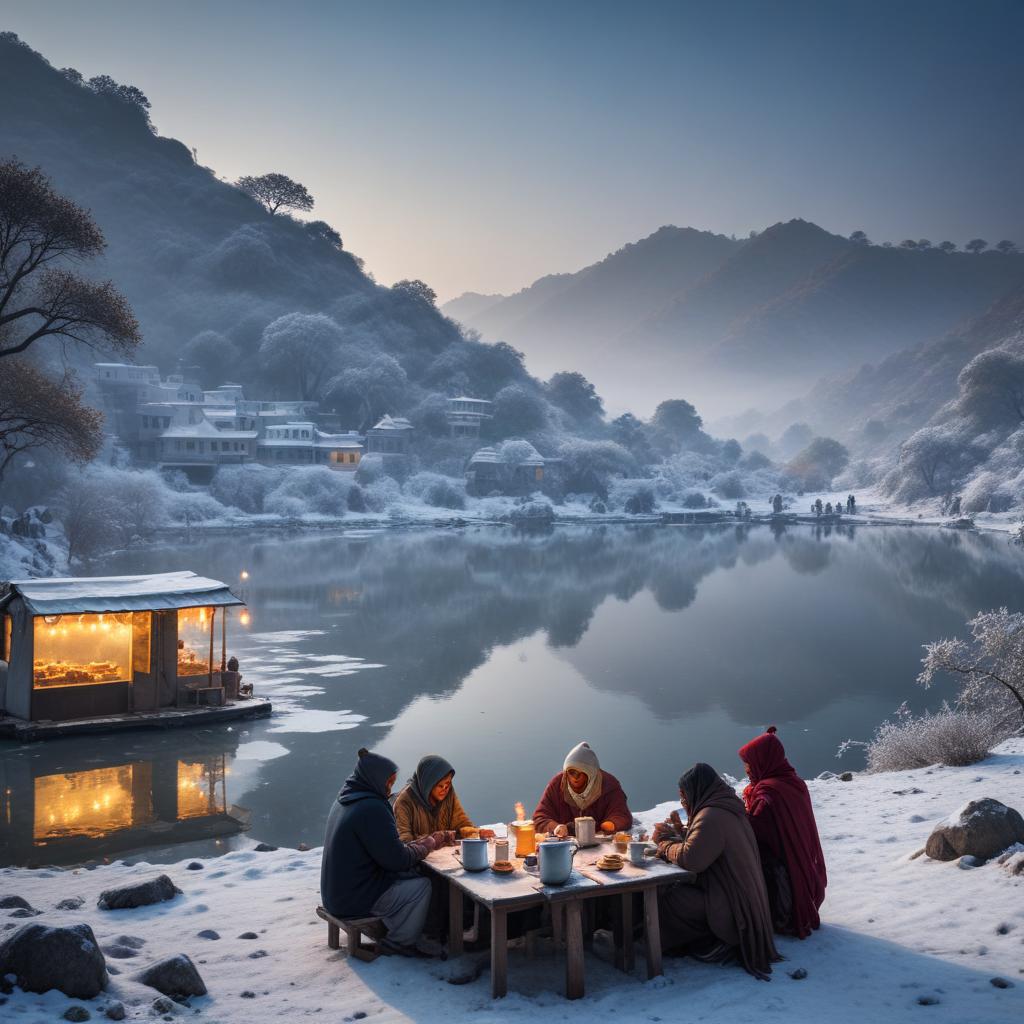 Mount Abu Turns into an Ice Palace!  Record Cold Grips the Hill Station!