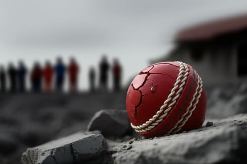 They Were Just Playing Cricket... Then the Bombs Fell From the Sky