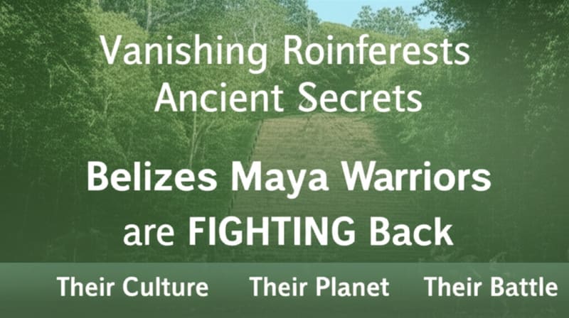Vanishing Rainforests, Ancient Secrets: Belize's Maya Warriors are FIGHTING Back! Their Culture, Their Planet, Their Battle! 🌳🔥