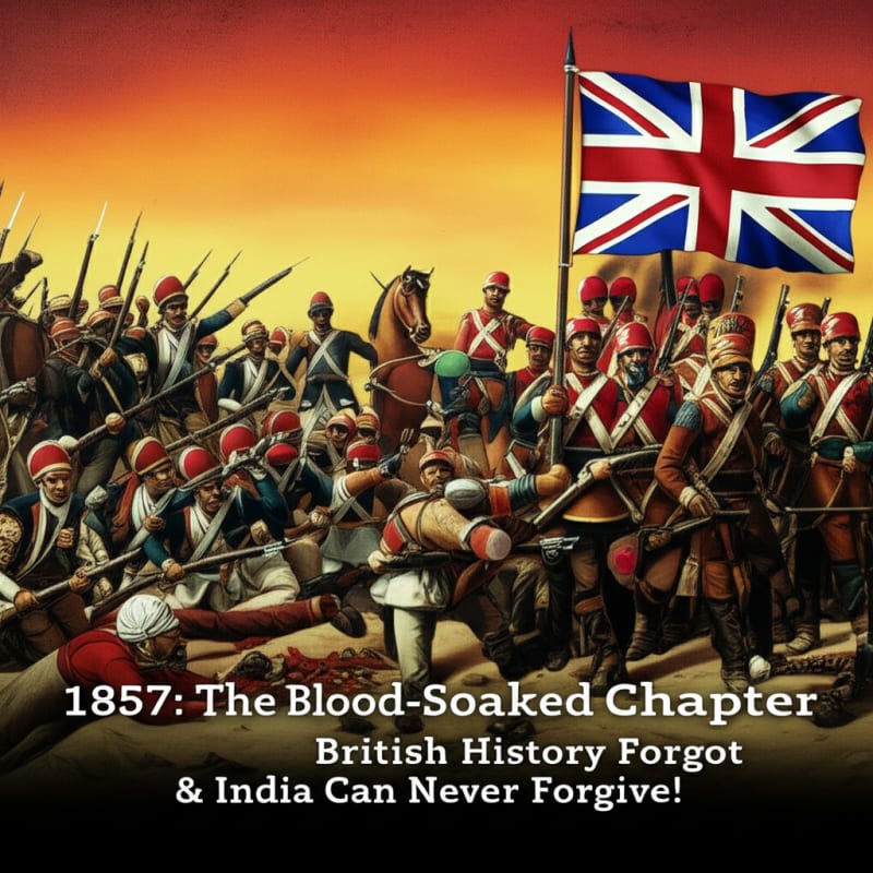 1857: The Blood-Soaked Chapter British History Forgot & India Can Never Forgive!