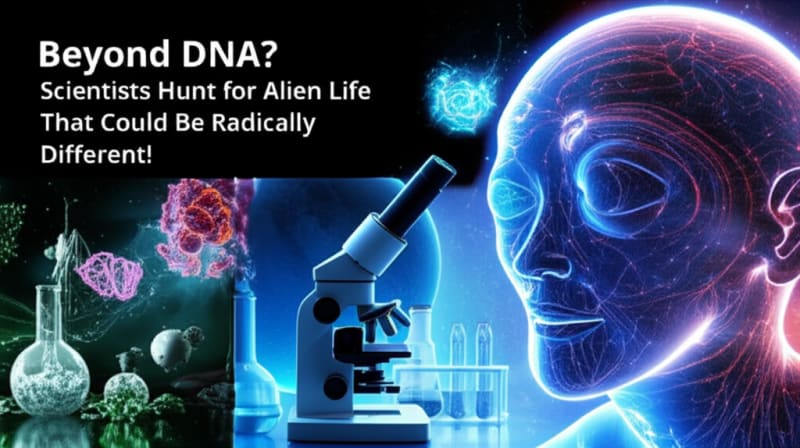 Beyond DNA?  Scientists Hunt for Alien Life That Could Be Radically Different!