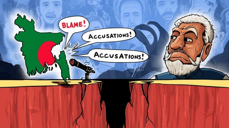 diplomatie Bangladesh's Interim Leader Unleashes SHOCKING Accusations Against India on World Stage!