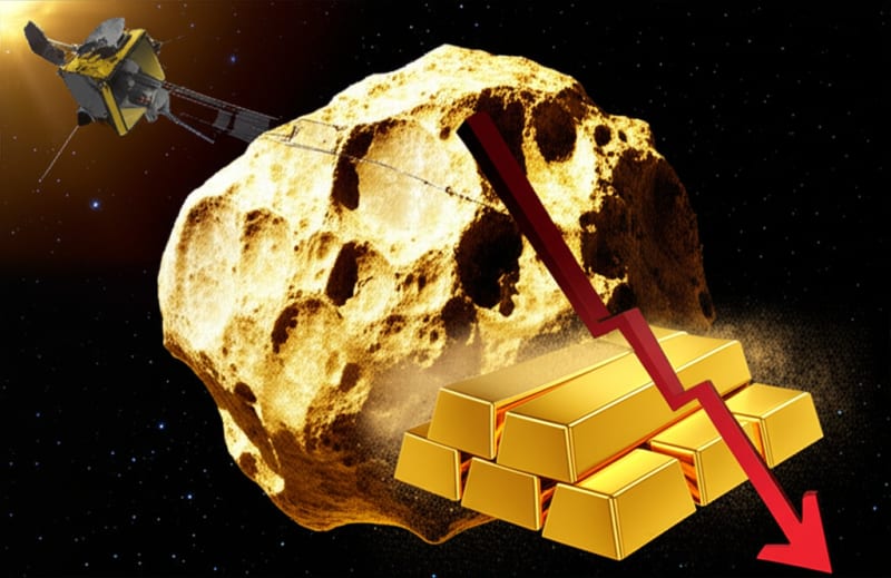 Gold Prices CRASHING?!  NASA's Secret Asteroid Mission Could Make Gold Worthless!