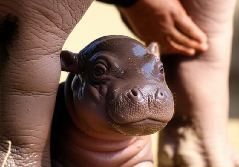 Meet the Tiniest Hippo Taking the World by Storm!