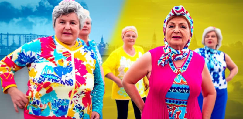 Unbreakable Spirit!  These Ukrainian 'Grandmas' Are Dancing Through War and Inspiring the World!