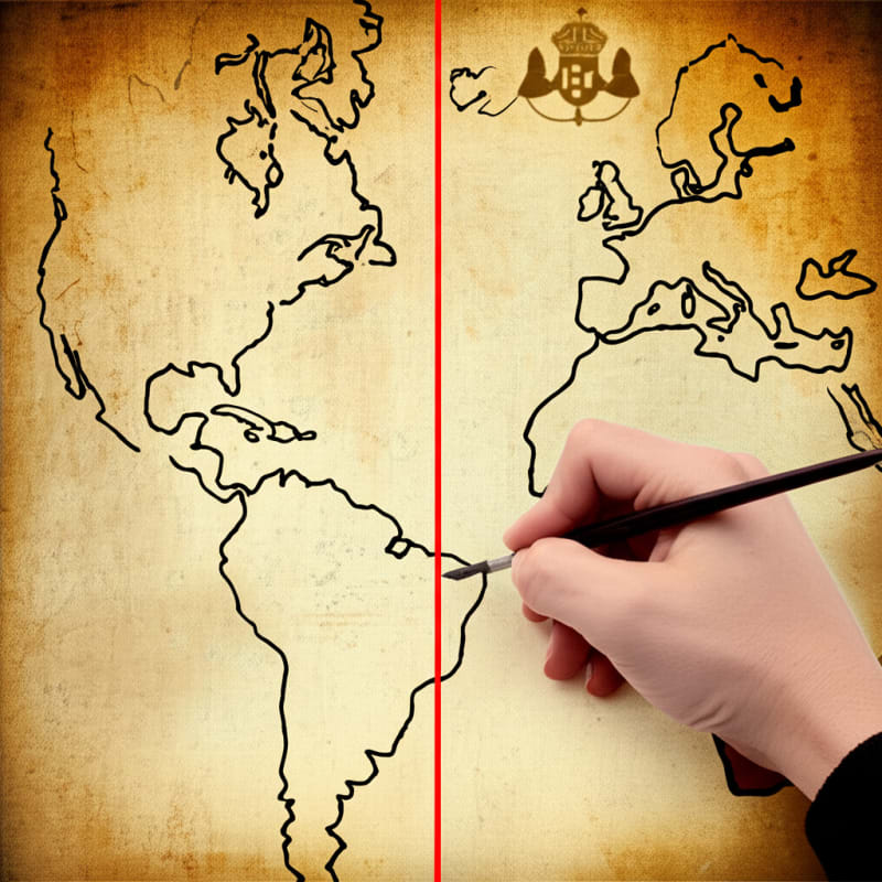 A Pope, a Treaty, and the Day Two Empires Divided a Continent!