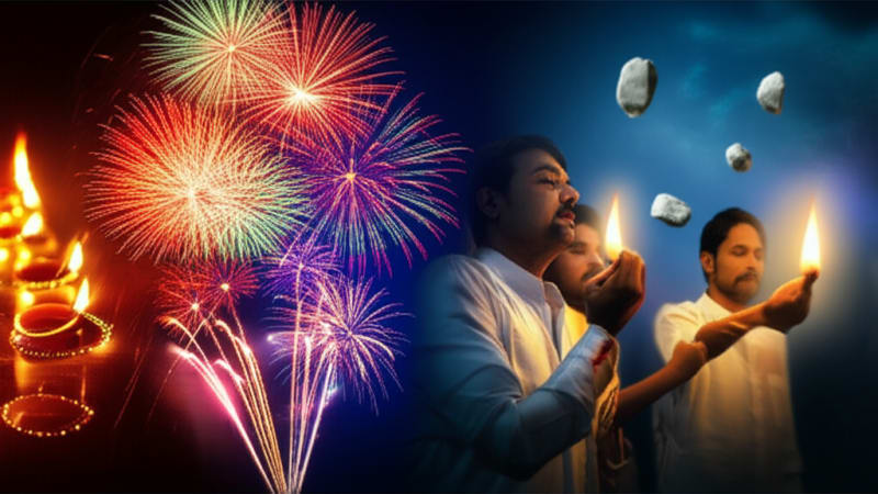 Diwali Shocks: Villages Throw Stones, Fight with Cow Dung, and Even *Mourn* on the Festival of Lights!