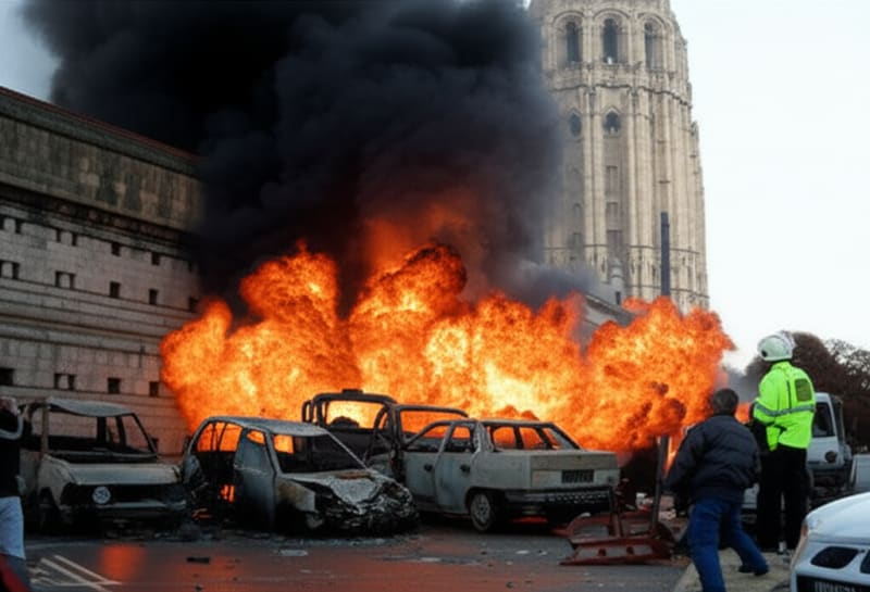 Panic in Delhi!  Deadly Blast Rocks Historic Area!