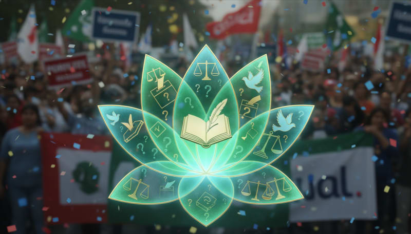 Did You Spot the MYSTERY Green Lotus? The Surprising Story Behind This Political Symbol!
