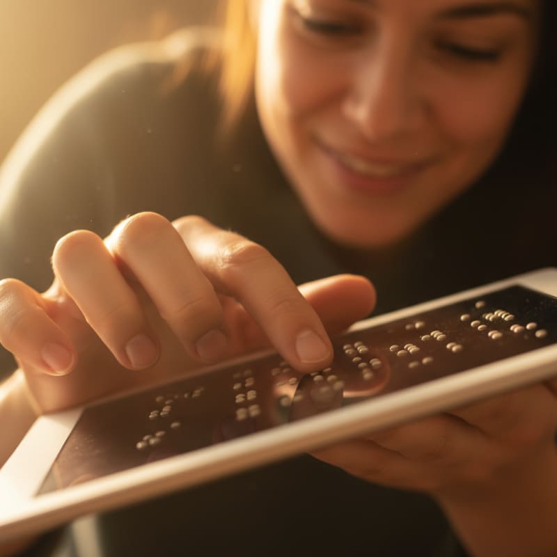 Game Changer! Blind Individuals Can Now Learn Braille Independently!