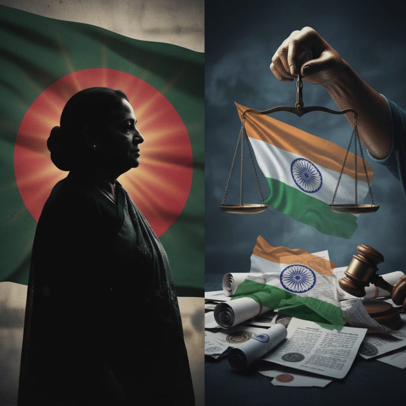 Bangladesh's Ultimatum: Will India Hand Over Former PM Hasina?!