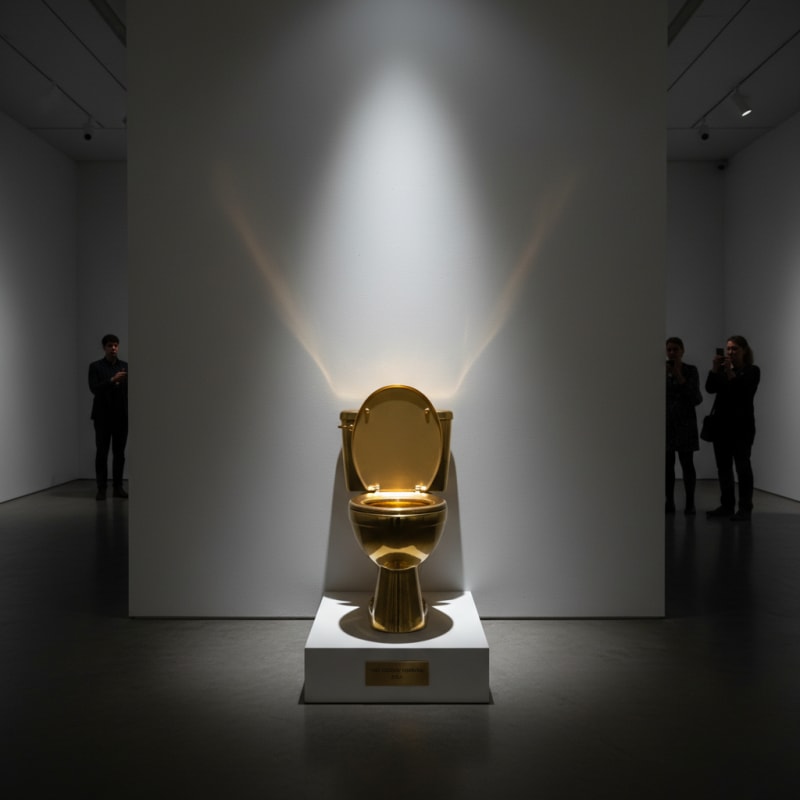 You Won't Believe How Much This Golden Toilet Sold For!