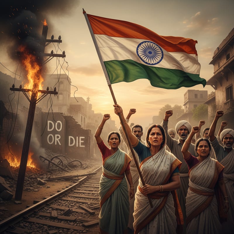 The 'Do or Die' Moment: How Ordinary People Sparked India's Biggest Uprising!