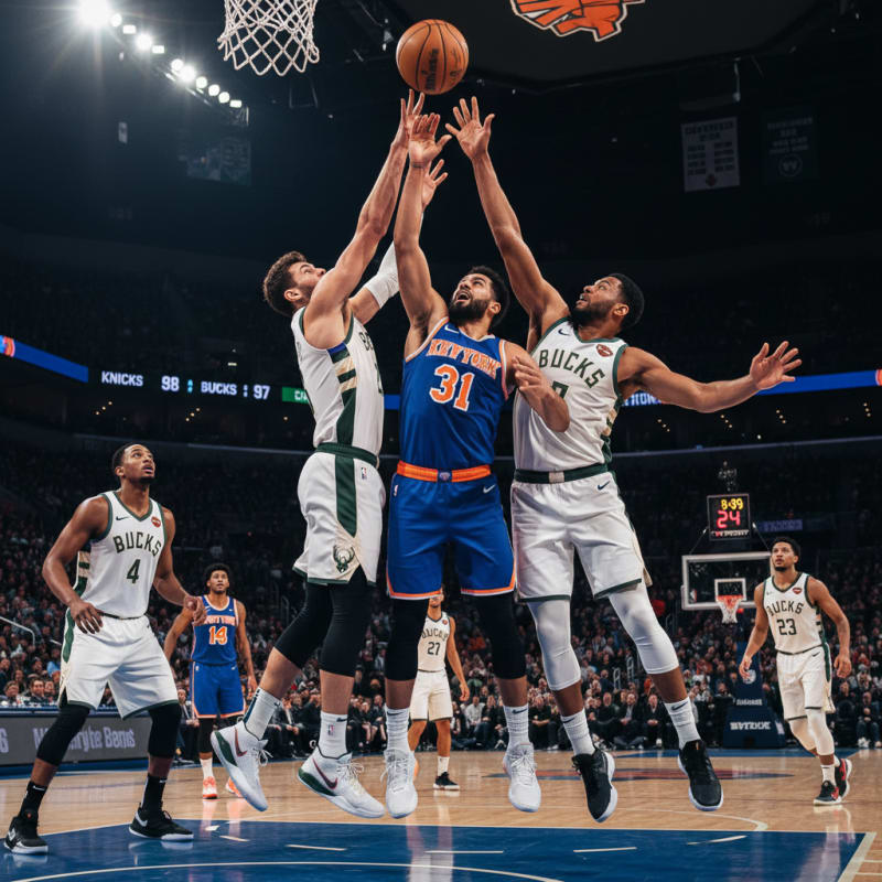 Did You See THAT?! The Knicks vs Bucks Rivalry Just EXPLODED!
