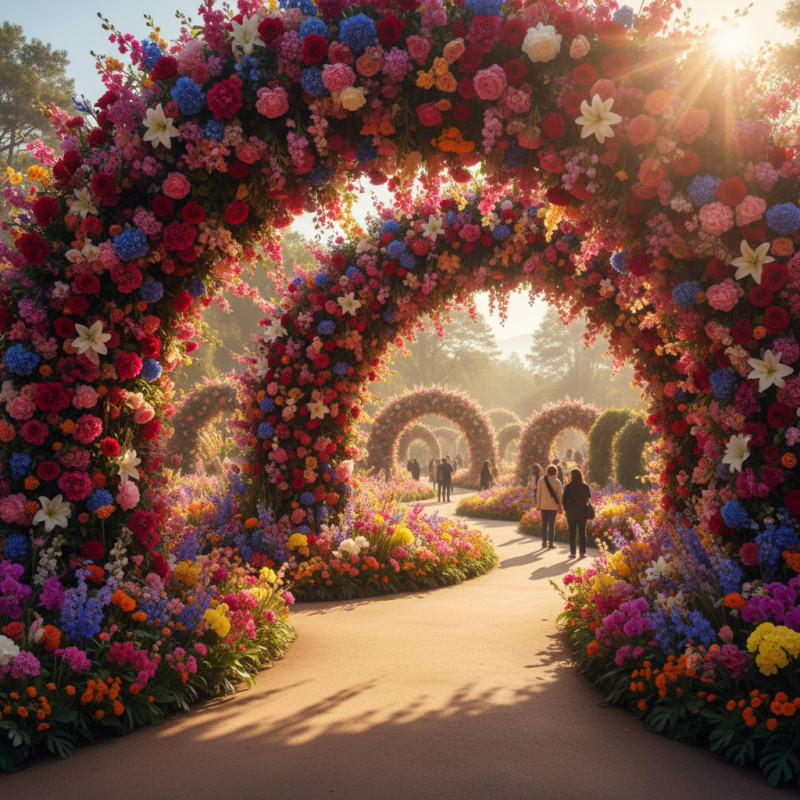 Prepare to Be Dazzled! Your Senses Await at This Incredible Flower Show!